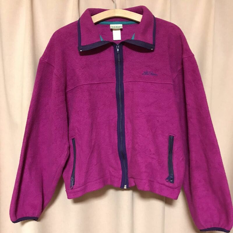 USED 80's L.L. BEAN LADIES FLEECE JACKET MADE IN USA 古着 LLビーン レディース フリースジャケット アメリカ製 ビンテージ 送料無料