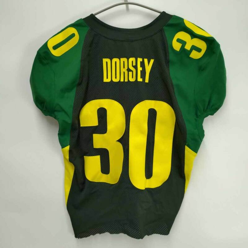 【中古】ナイキ オレゴン大学 ダックス DUCKS GAME JERSEY ユニフォーム アメフト #30 Dorsey ドーシー メンズ NIKE