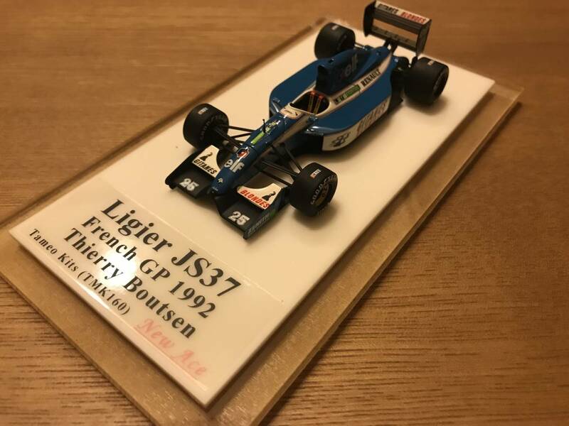 【New Ace】 1/43 TAMEO リジェ・ルノー JS37 #25 T.ブーツェン フランスGP 1992