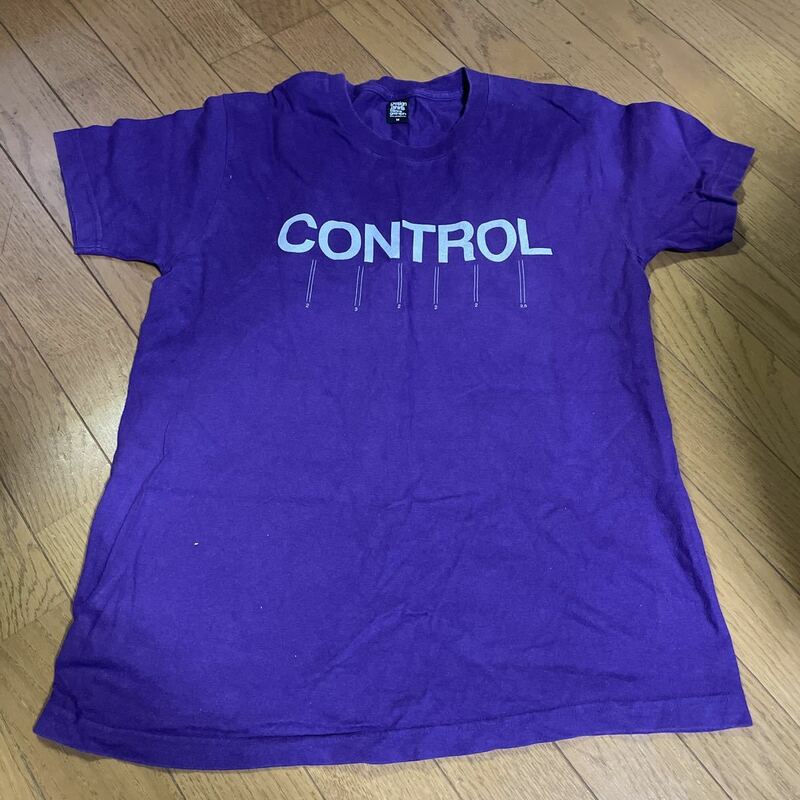 Design Tshirts Store graniph 半袖Tシャツ パープル　Mサイズ グラニフ Control bear コントロール ベア