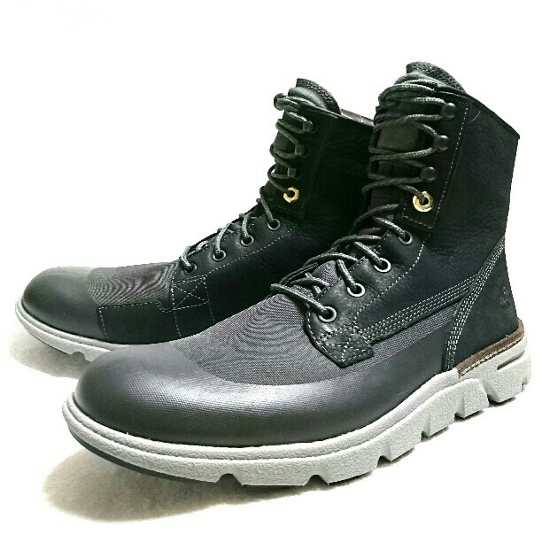 未使用/Timberland/EAGLE BAY/leather&fabric/boots/ティンバーランド/イーグルベイ/ブーツ/9=27.0cm/D.gray
