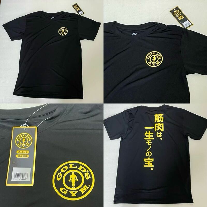 Lサイズ★ゴールドジム★GOLD'S GYM★半袖シャツ★半袖Ｔシャツ★ストレッチ★吸水速乾