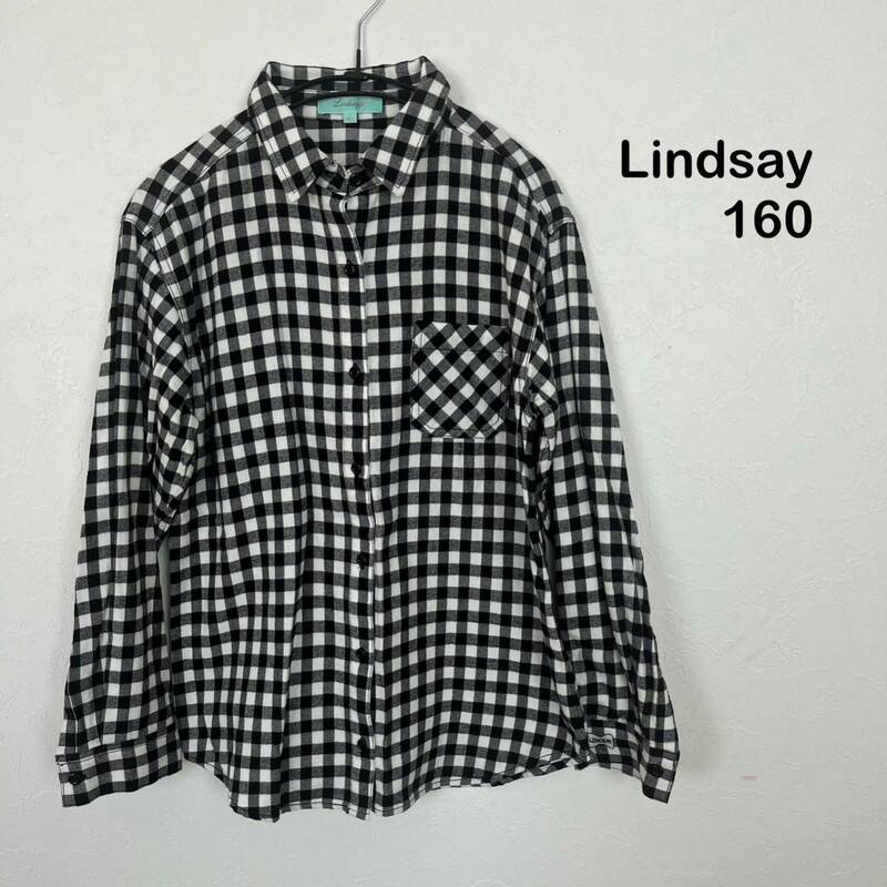 Lindsay リンジィ チェック柄 ネルシャツ サイズ160