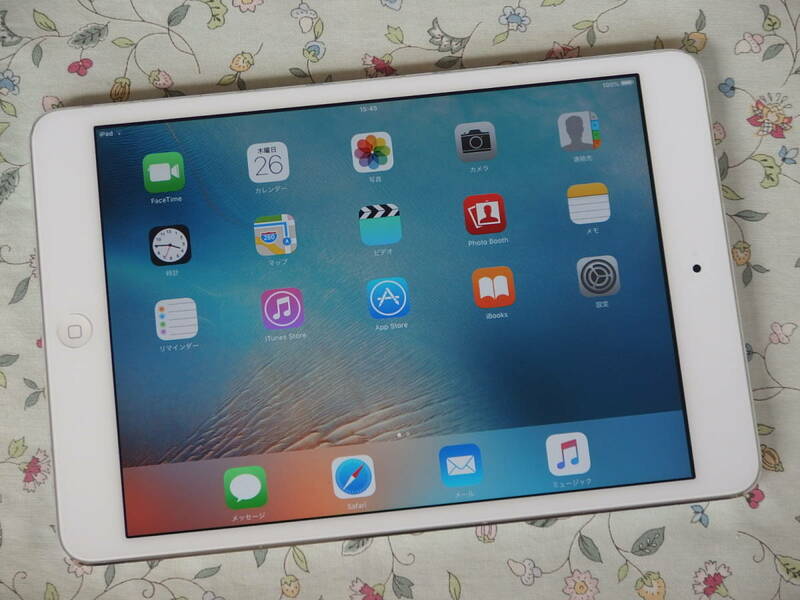 ☆彡 美品　Apple　iPad mini　A1432　16GB　ホワイト＆シルバー 《Wi-Fiモデル》