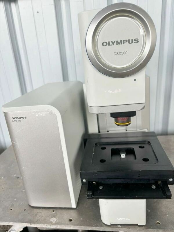OLYMPUS 顕微鏡 MICROSCOPE オリンパス DSX500 中古　DSX-HRUF DSX-CB DSX-HRSU 現状品 レンズ　10X/0. 25 BD P lmplanfl n 20x/0. 04 BD