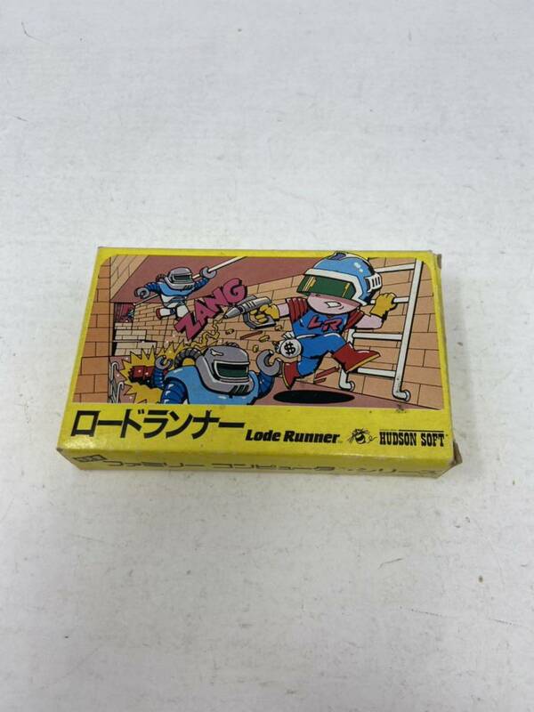 中古　FC ファミコン　ロードランナー　ハドソン　箱説付き　現状品