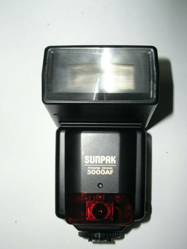 5174●● SUNPAK POWER ZOOM 5000AF for Nikon、TTL スレーブ発光、サンパックストロボ ●