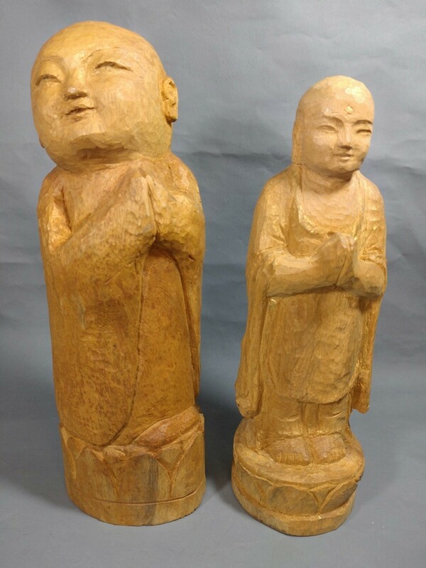 仏教美術 木彫　２点の出品です。