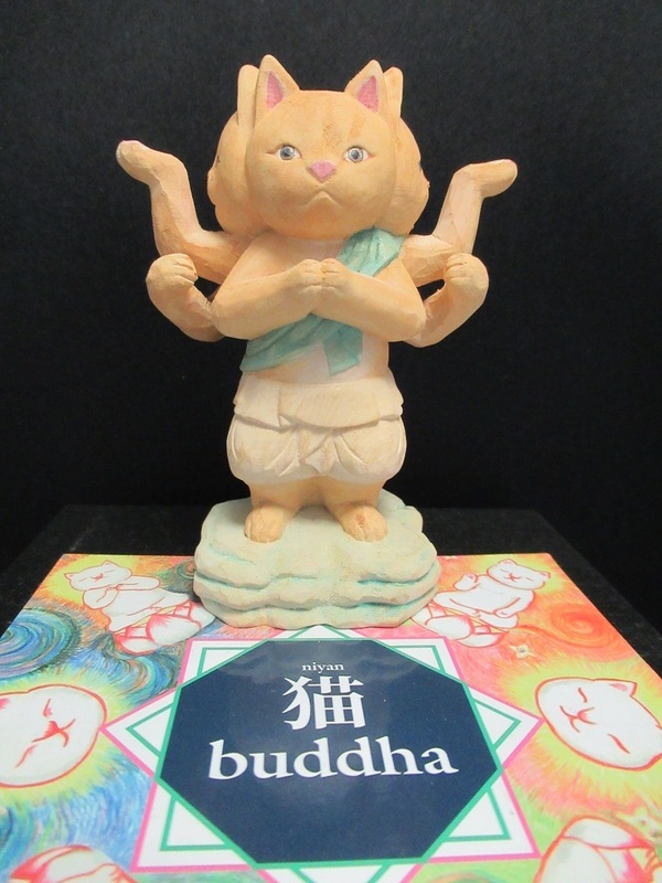 「猫 buddha 阿修羅」仏師 酒井豪作/高さ86mm/仏屋さかい原型監修 阿修羅像「0504545」川本仏壇店/川本仏