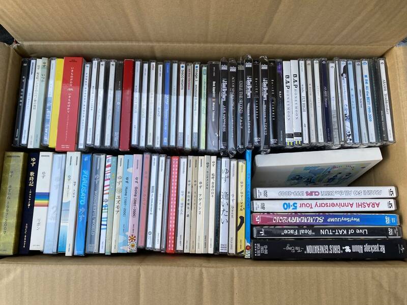 CD　DVD　大量まとめ売り　中古現状　未開封品も有り　計80本以上