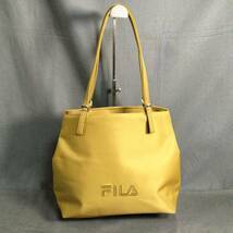 5510/05　GJ51741　FILA　フィラ　ナイロン　トートバッグ　からし色系　ショルダーバッグ　鞄