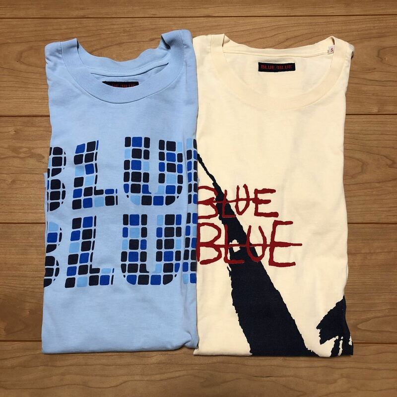 ハリウッドランチマーケット　Tシャツ 2枚セット　BLUEBLUE サイズ1 Sサイズ　中古品