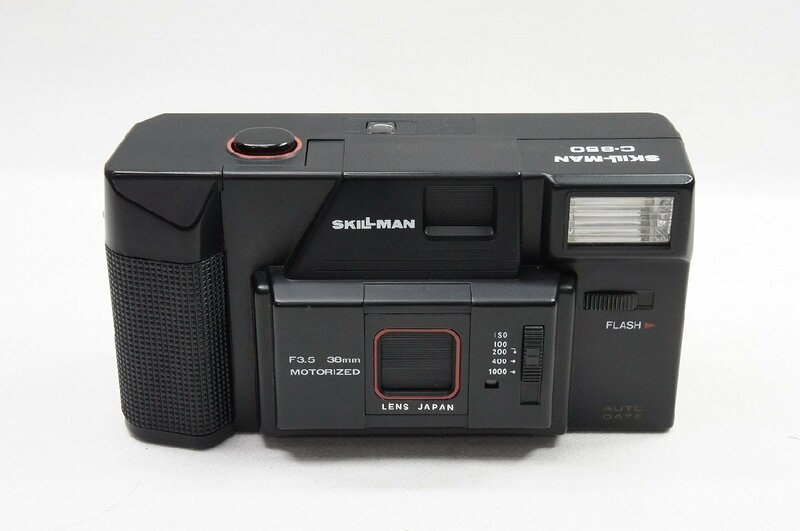 【適格請求書発行】良品 SKILLMAN スキルマン C-850 ブラック 35mmコンパクトフィルムカメラ 【アルプスカメラ】231005v