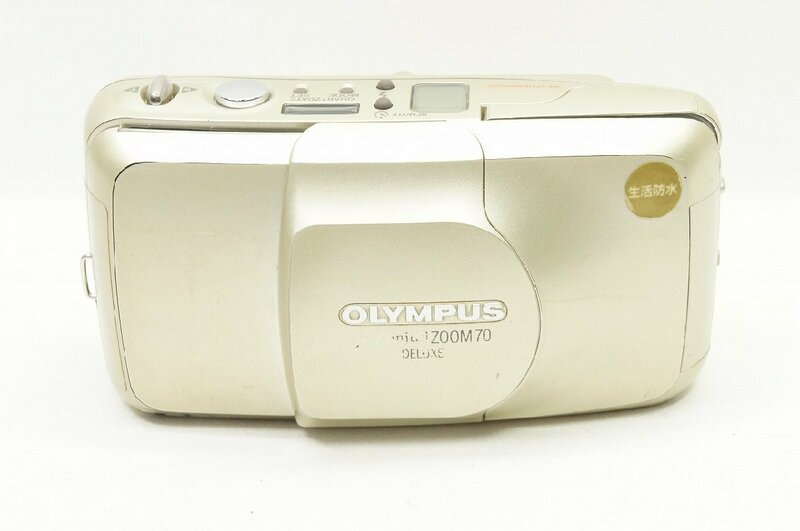 【適格請求書発行】OLYMPUS オリンパス μ mju: ZOOM 70 DELUXE 35mmコンパクトフィルムカメラ【アルプスカメラ】231004s