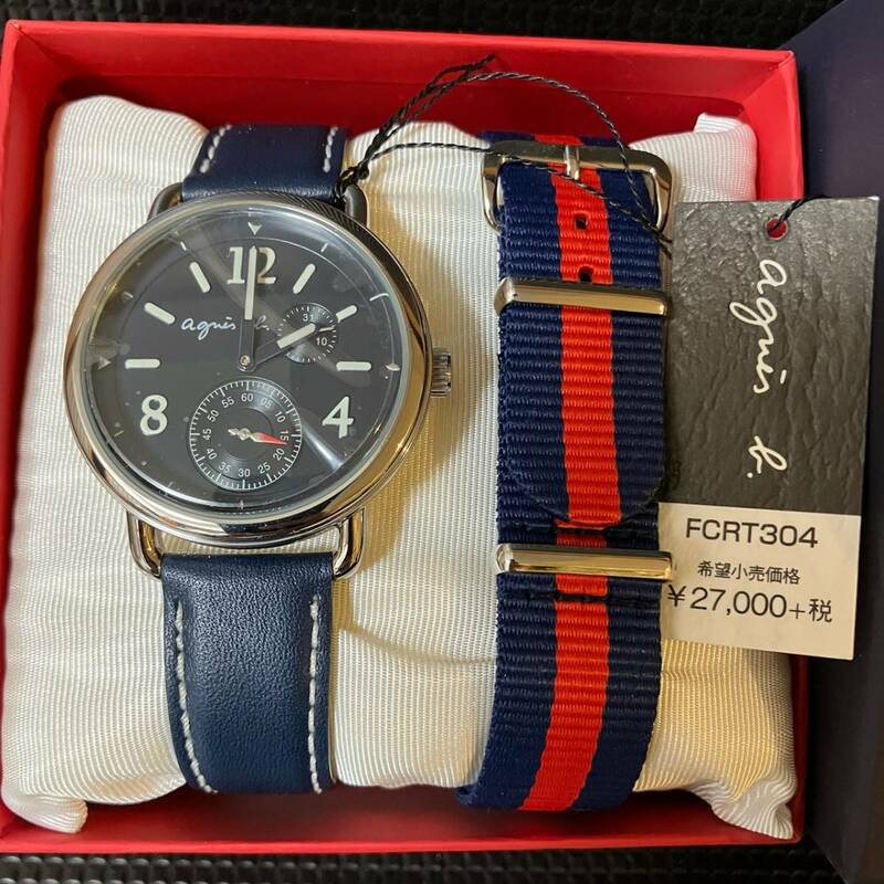 ◆アニエスベー◆ FCRT304 腕時計 agnes b. 「bon voyage !」ラージサイズ 限定モデル 数量限定800本 セイコーウォッチ