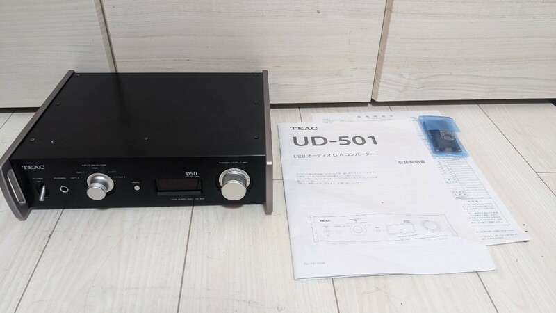 TEAC UD-501 ブラック D/Aコンバーター ティアック USB DAC ヘッドホンアンプ ジャンク