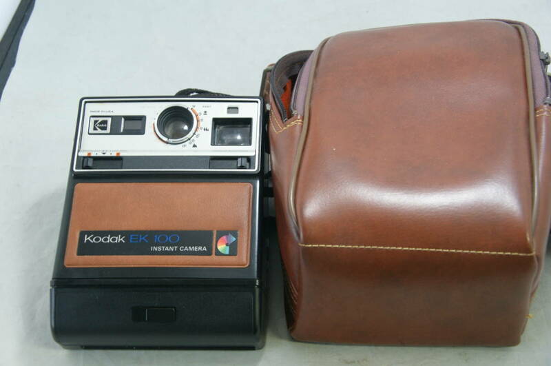 レトロ Kodak EK100 インスタントカメラ 現状品 ケース付き