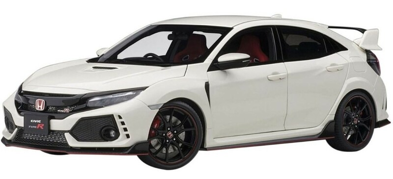 送料無料　未開封　AUTOart 1/18 ホンダ シビック タイプR FK8 2017 チャンピオンシップホワイト 完成品