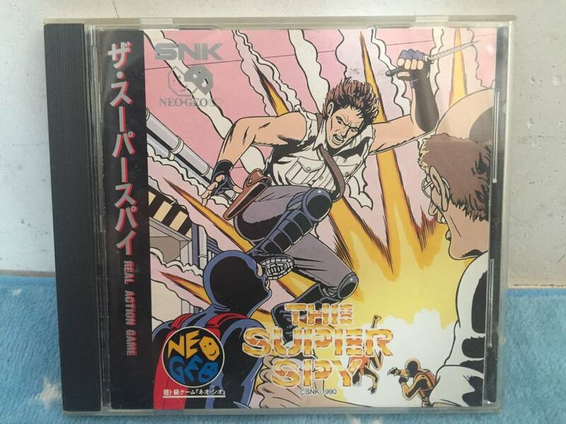 ザ・スーパースパイ　ネオジオCD　SNK　The Super Spy　1990年頃のレトロゲーム　NEO GEO CD　
