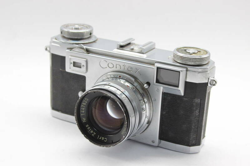 【訳あり品】 コンタックス Contax Zeiss Ikon suttgart 50mm F2 レンジファインダー カメラ s1098