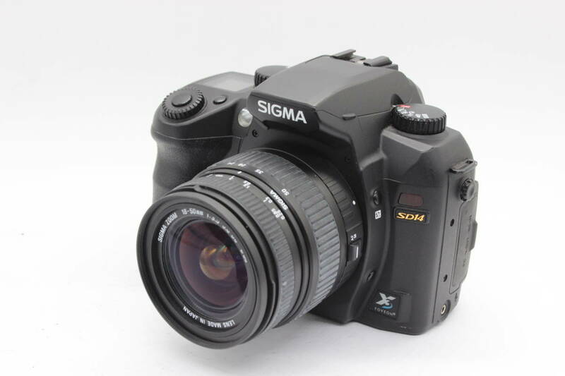 【返品保証】 シグマ Sigma SD14 ブラック Zoom 18-50mm F3.5-5.6 DC デジタル一眼 ボディレンズセット s2309