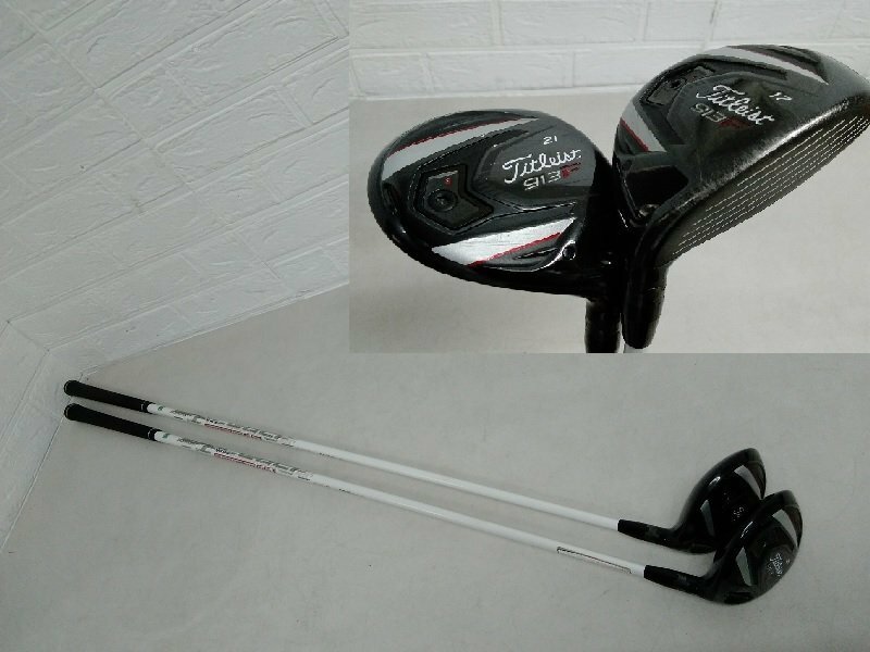 81 Fujikura シャフト FLEX S Speeder 661 MotoRe ゴルフ クラブ 2本 まとめて Titleist タイトリスト 913F 男性 右利き