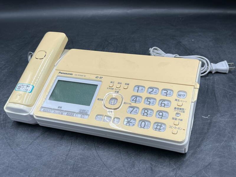 Panasonic/パナソニック 電話機 KX-PZ500DL/KX-FKD353-W パーソナルファックス コードレス 子機 親機