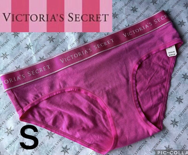 【送料無料】新品■34 ヴィクトリアシークレット Victoria's Secret ヒップハング コットン ショーツ S (日本サイズ S～M位) ダピoc