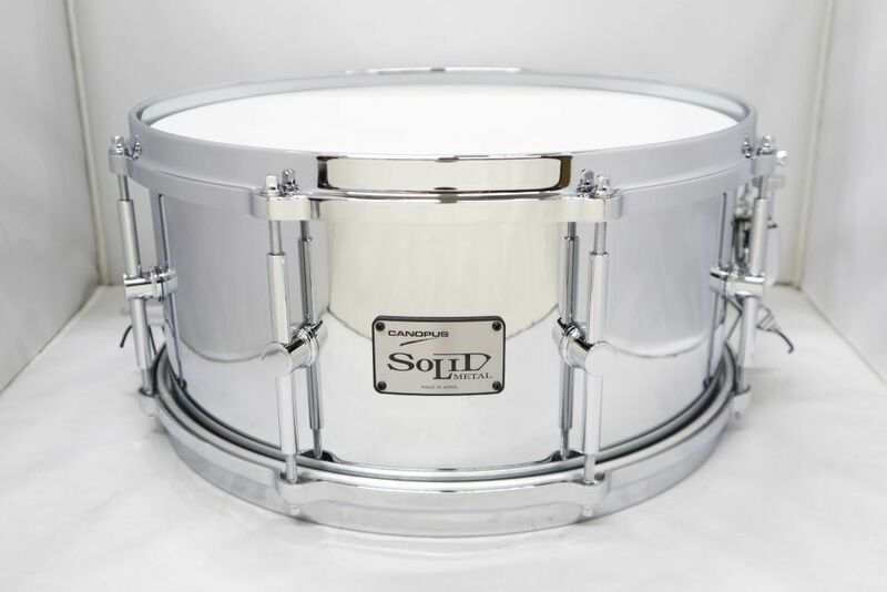 CANOPUS Limited Edition Solid Metal Steel Snare