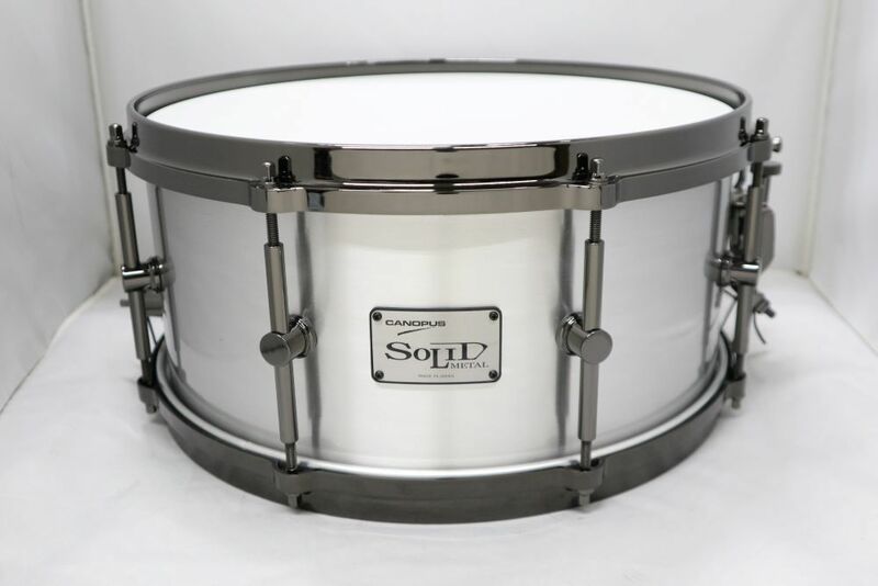 CANOPUS Limited Edition Solid Metal Aluminum Snare