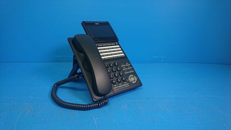 ■NEC DT900 Series ITK-24CG-1D（BK）TEL 24ボタン電話機 