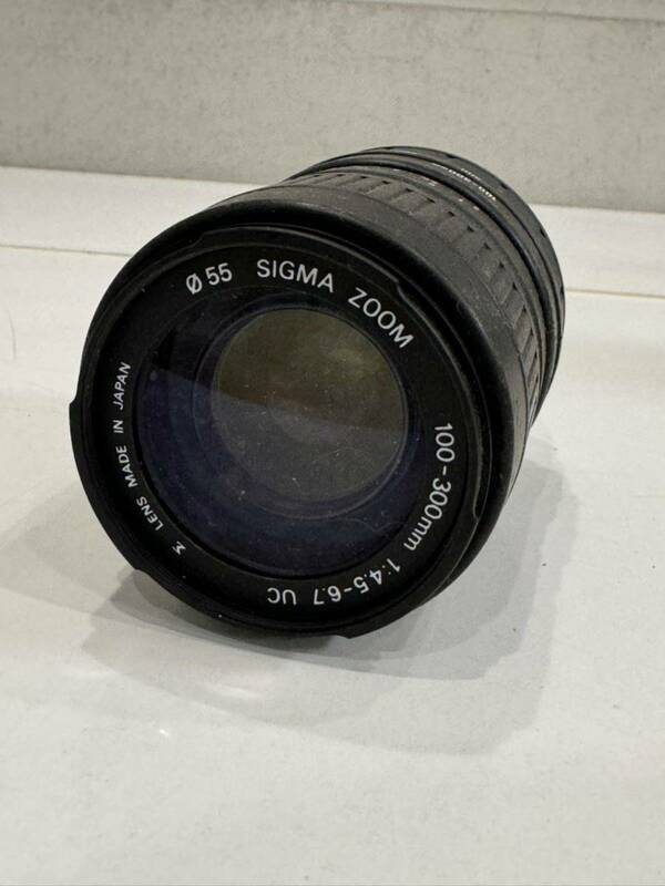★ SIGMA ジグマ レンズのみ SIGMA ZOOM100-300mm 1:4.5-6.7 UC カメラレンズ 中古品 #D607 1005SA 