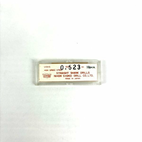 【アウトレット品】 OTD 日本小径ドリル 0.523mm 550本セット ストレートシャンク sp-024-d024