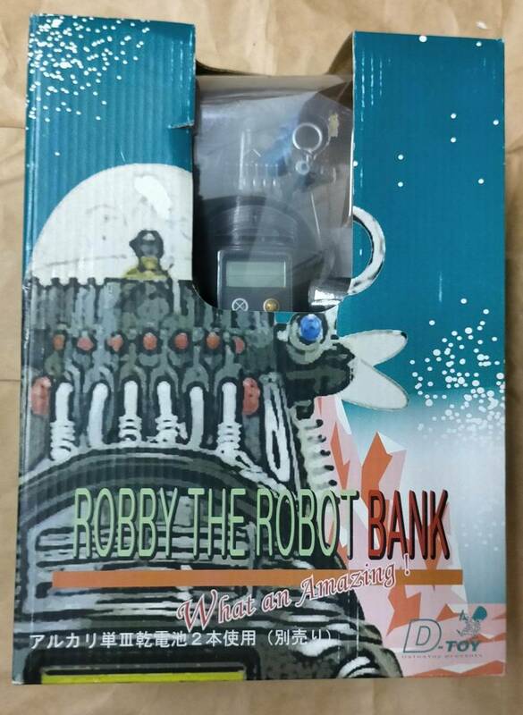 D-TOY X-Plus ロビー ザ ロボット バンク 貯金箱 時計 禁断の惑星 FORBIDDEN PLANET ROBBY THE ROBOT BANK ALARM CLOCK TOY piggy figure