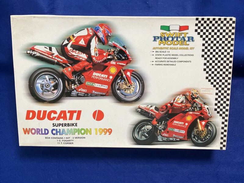 新品未組立　1/9　DUCATI　スーパーバイク　ワールドチャンピオン1999　イタリア製　PROTAR　プロター　レア　当時物