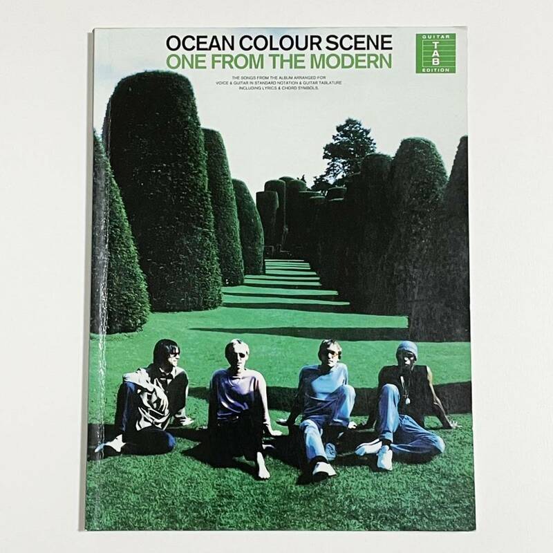ギタースコア Ocean Colour Scene オーシャン・カラー・シーン One from the Modern (guitar tab/タブ譜/tablature/color)