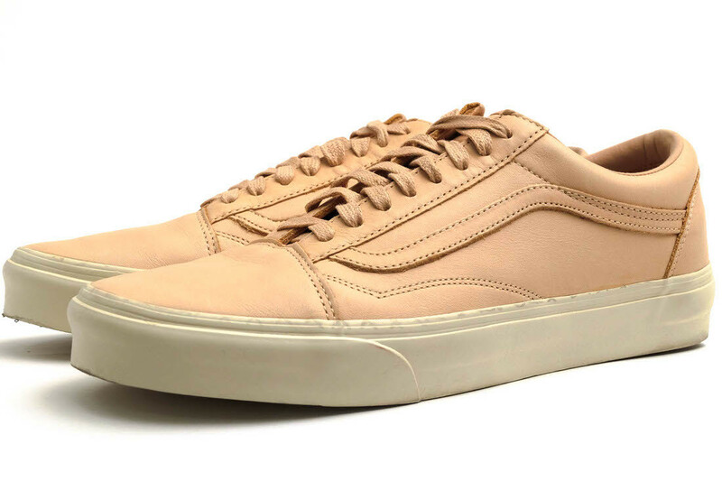 VANS ヴァンズ ローカットスニーカー VN0A32GJLUI Old Skool DX Veggie Tan オールドスクール USA企画 ベジタブルタンニン鞣し牛革 定番