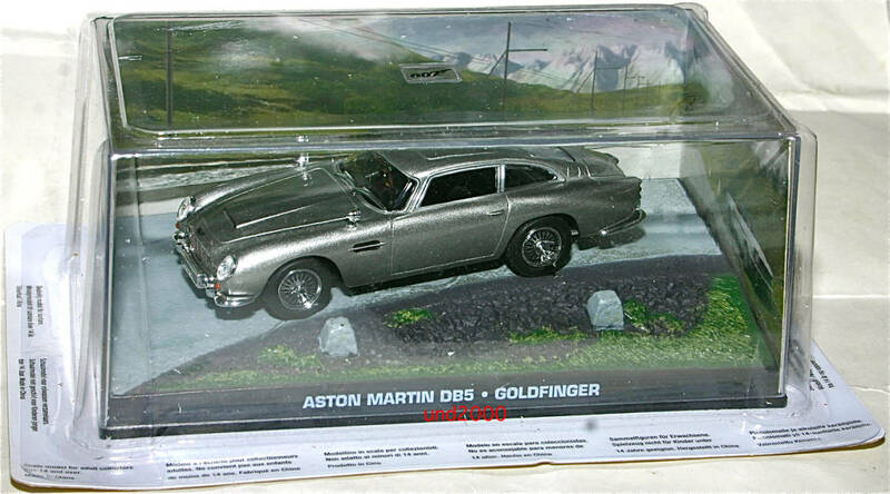 007 カーコレクション 1 ゴールドフィンガー 1/43 アストンマーチン DB5 Aston Martin ボンドカー Goldfinger ジェームズボンド James Bond
