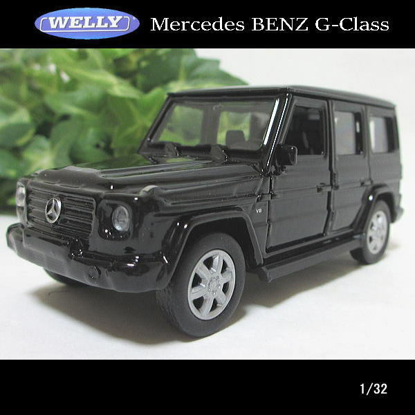 1/32メルセデス ベンツ/G-Class(ブラック)/M-Benz G-Class/WELLY/ダイキャストミニカー/