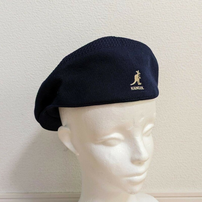 L 新品 KANGOL TROPIC 504 VENTAIR ハンチング キャップ オールメッシュ 0290BC カンゴール トロピック 504 ベントエア ネイビー 紺