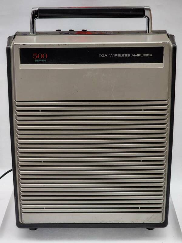 6104 R50410　TOA 東亞　Wireless Amplifier　ワイヤレスアンプ　WA-500　拡声器　ポータブルアンプ