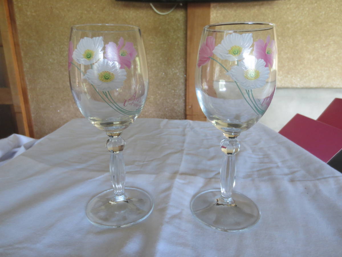 梅宮アンナ　プロデュース　ワイングラス？　未使用品　２個セット