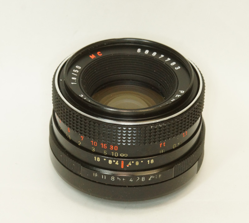 ドイツ製 PENTACON electric 1.8/50 Red MC M42 255N-783 前期型 マルチコート