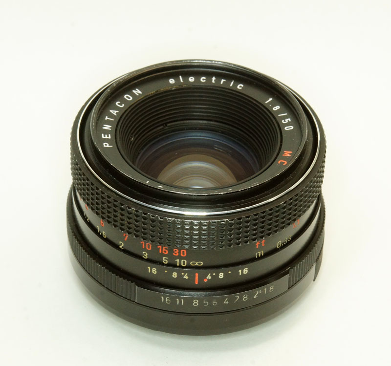 ドイツ製 PENTACON electric 1.8/50 Red MC M42 183RNB-551 前期型