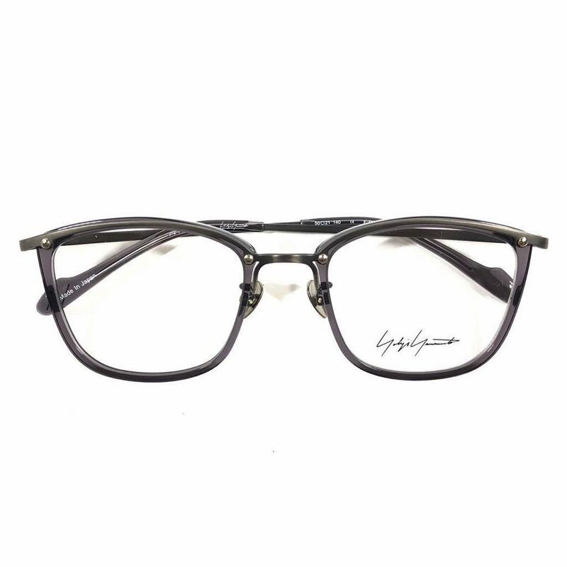 未使用品【ヨウジヤマモト】基準内 Yohji Yamamoto 伊達眼鏡 19-0053-2 サングラス メガネ めがね メンズ レディース 日本製 送料520円