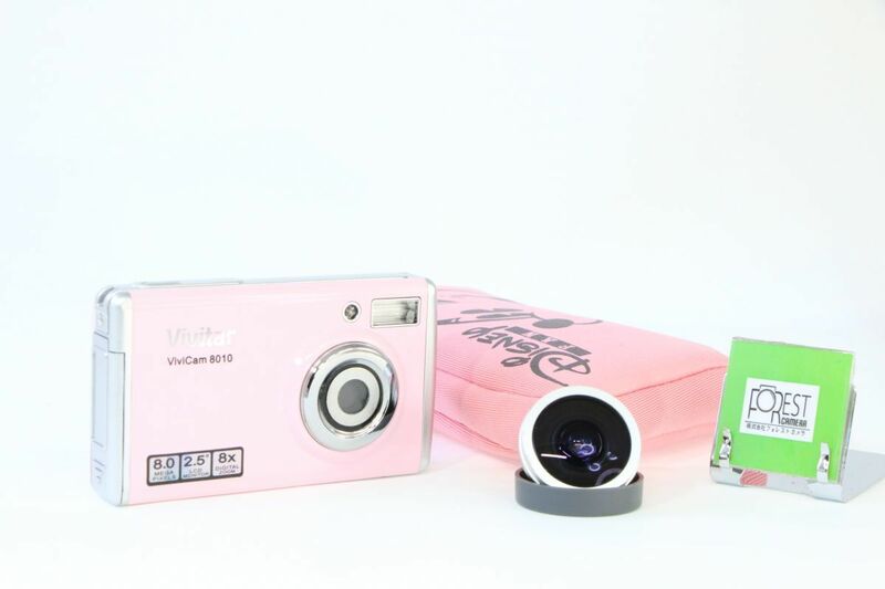 【同梱歓迎】動作未確認ジャンク■Vivitar ViviCam8010 / DIGITAL KING FISH EYE LENS 0.2X■AN2520