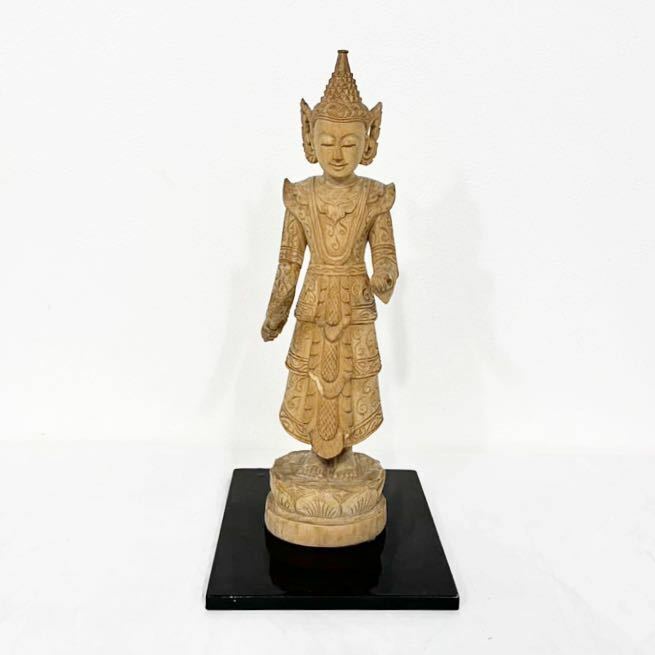 仏教美術 木彫 仏像 ミャンマー ビルマ タイ 元寺院所有物