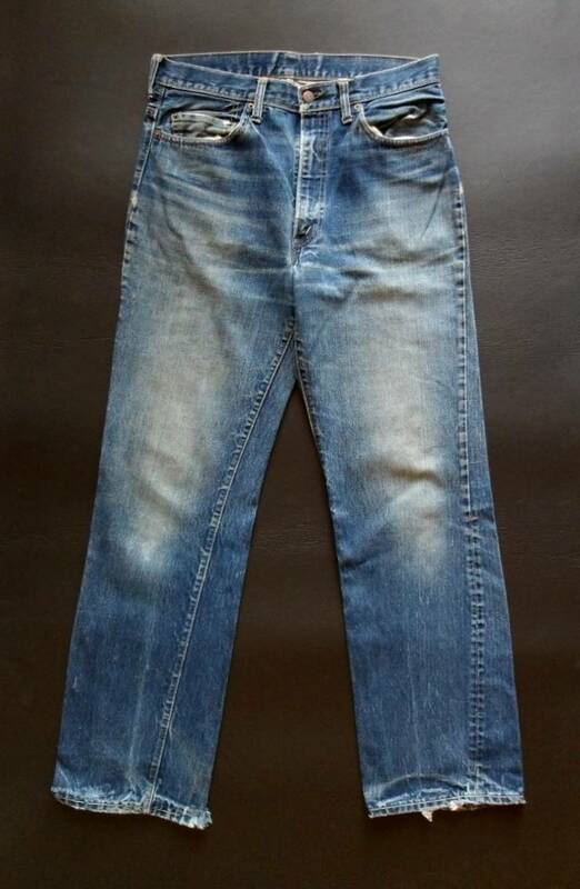 即決 70's ヴィンテージ リーバイス 517 e シングル ステッチ vintage levis 501 502 505 big e made in usa denim pants