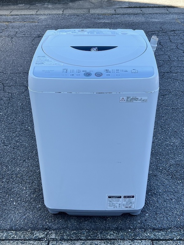 SHARP シャープ 全自動電気 洗濯機 4.5kg ES-FG45L-H ES-FG45L 2012年製 USED 中古　B