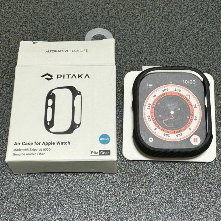 ★☆PITAKA Air Case Apple Watch Series Ultra 2/Ultra カーボン調 ケース ピタカ☆★